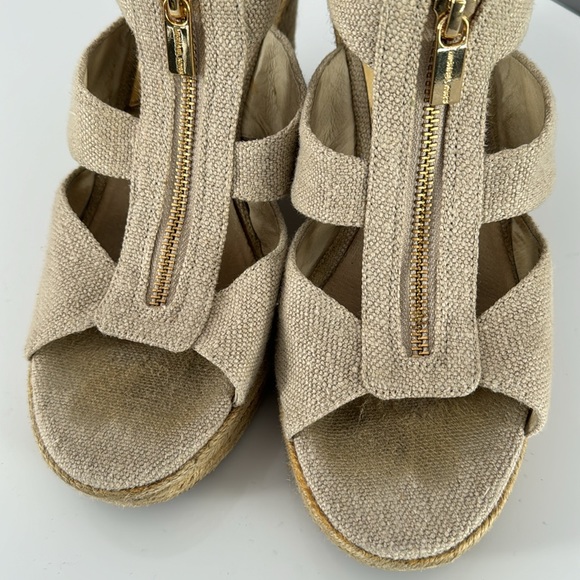 Michael Michael Kors Women’s Berkley Mid Wedge Sandals - Size 10 - Picture 3 of 9